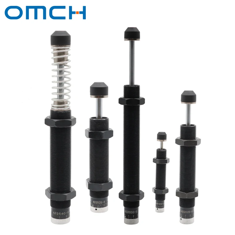 AD Series Adjustable Hydraulic Shock Absorber Air Buffer AD1410 AD1412 AD1416 AD1420 AD1425 AD1612 AD2016 AD2020 AD2025 AD2030