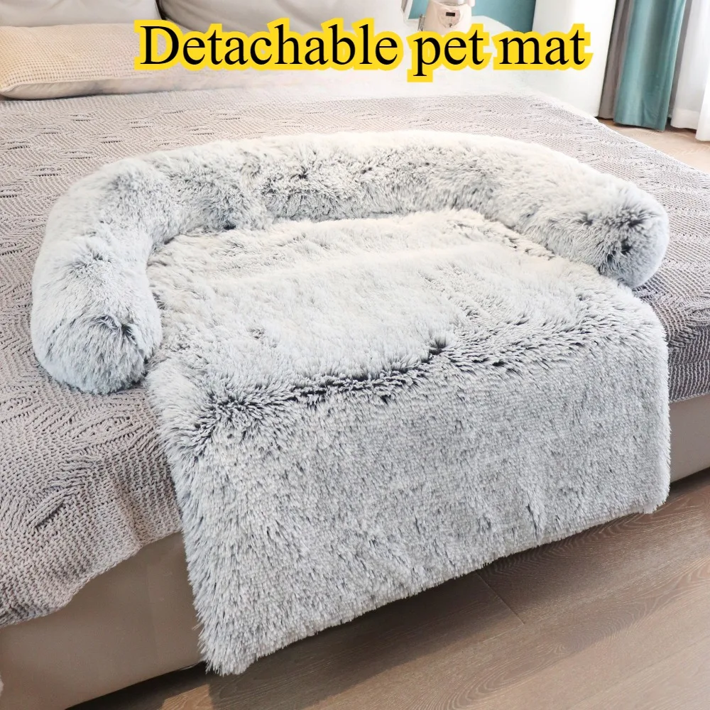 

1PC Soft Plush Cat House Dog House Winter Warm Pet Blanket Sleeping Bed for Dog Portable Dog House Washable Pet Kennel Puppy Pad