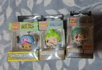 Funko POP llavero de bolsillo de una pieza Roronoa Zoro Yamato Chopper muñecas de vinilo modelo de figura de acción juguetes regalos carvinales de cumpleaños
