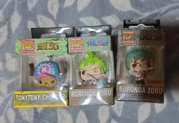 Funko POP Pocket Keychain One Piece Roronoa Zoro Yamato Chopper Vinyl Dolls Action Figure Model Toys Birthday Carvinal Gifts