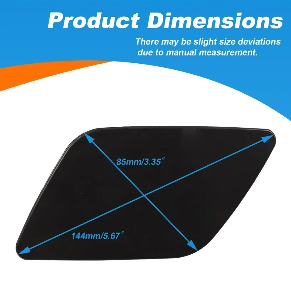 Front Bumper Spray Nozzle Painted Trim Lid Shell Cap For Audi A6 2005-2008 Headlight Washer Nozzle Cover 4F0955275 4F0955276