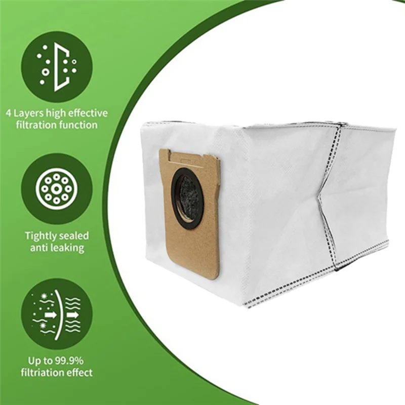 

8PCS Vacuum Dust Bag For Xiaomi Mijia M40 / D110CN Replacement Parts Dust Bag Efficient Household Cleaning Accessories