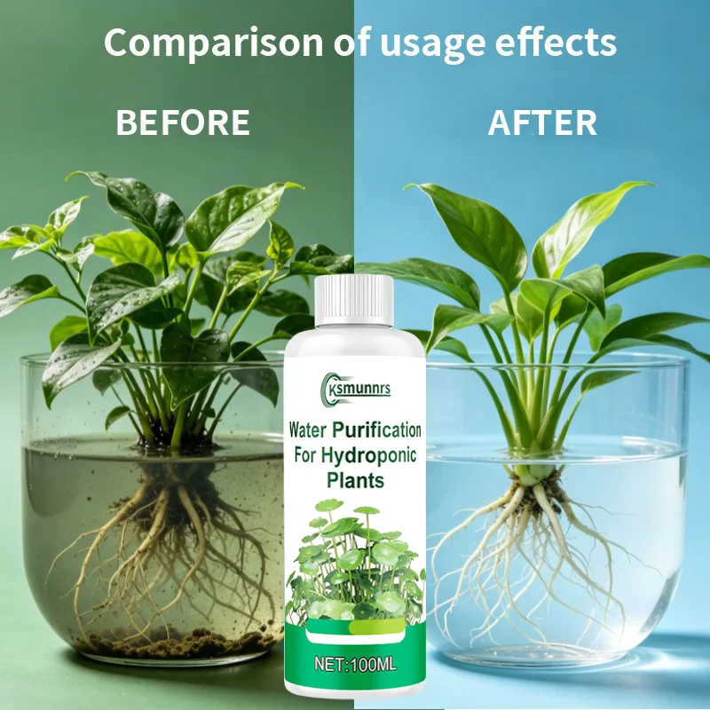 Indoor Hydroponic Water Purification Solution Root Protection for Hydroponic Plant Tanks Fish Tanks Ponds