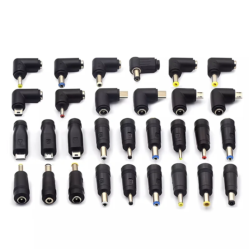 1PCS Connector for Dc Power Adapter Connector Plug Conversion Head Jack Female Socket 5.5*2.5/2.1mm Turn To Male 5.5*2.1/2.5mm