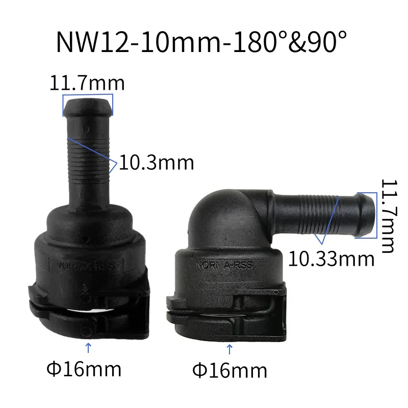

Разъем NW12, 10 мм, разъем для водопроводной трубы, фитинги для теплой трубы охлаждающей воды, коленчатое соединение с высоким качеством, 1 шт.