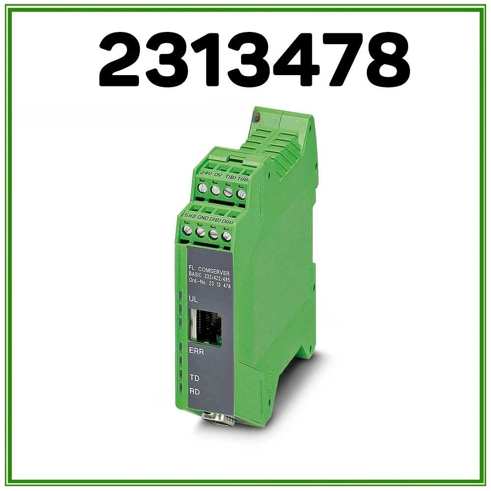 

Новый интерфейсный конвертер Phoenix FL COMSERVER BASIC 232/422/485 2313478 с поддержкой TCP и UDP