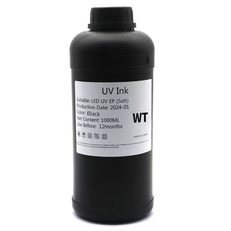 XiongCai 1000ML LED UV Tinte Für TX800 XP600 L800 L1800 L805 i3200 DX5 DX7 DX10 DX4 Druckkopf Für Epson 1390 R1800 1900 UV Modifizierte Drucker 8