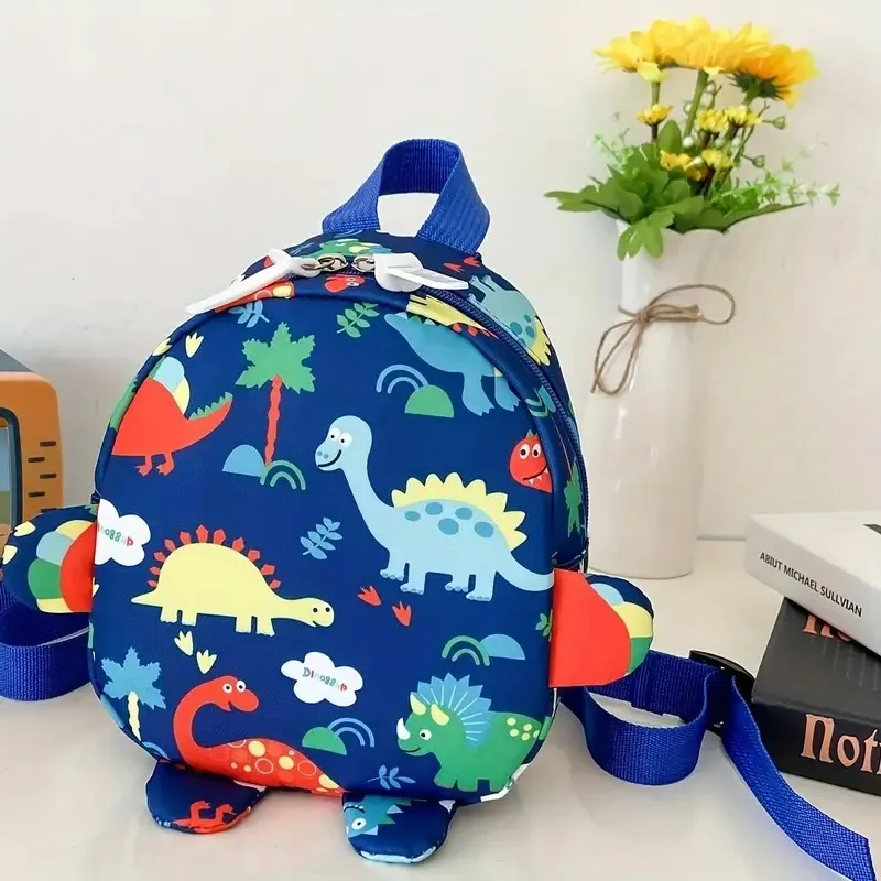 Schattige Cartoon Dinosaurus Baby Rugzakken Kleuterschool Schooltas Kinderen Jongens Meisjes Schooltassen Verstelbare Dieren Kind Rugzak