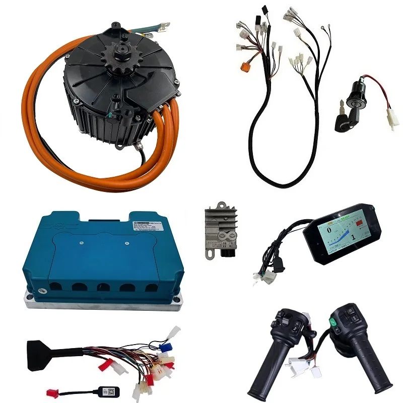 

Электрические комплекты поезда со средним приводом мощностью 10000 Вт QS165 50H для внедорожного велосипеда - высокопроизводительная система преобразования