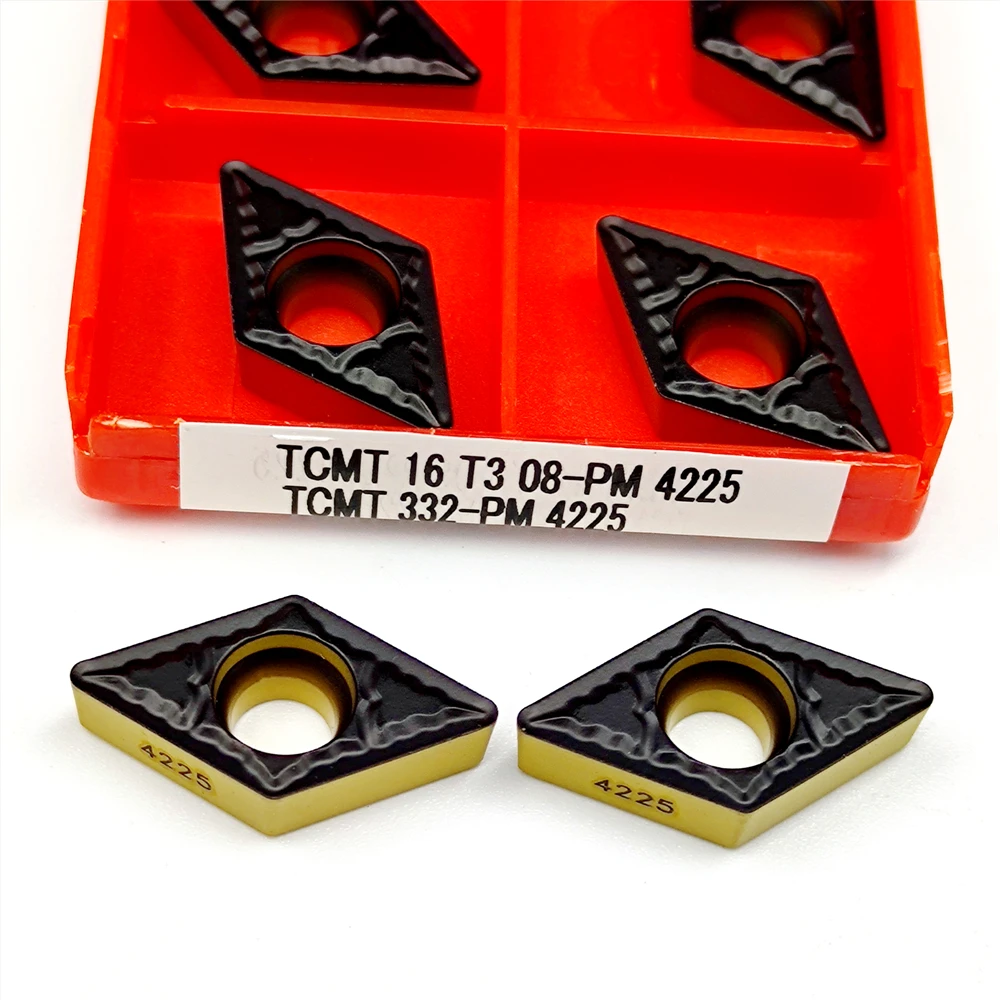 DCMT11T304 DCMT11T308 PM4225 Chất Lượng Cao Carbide Lắp InternalOriginal Tiện DCMT 11T304 11T308 PM 4225 Dụng Cụ Xoay