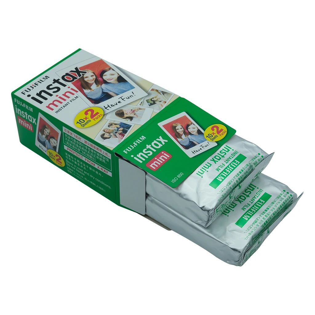 thumbnail image 2 of 20 Sheets Instant Film For Mini Cameras - Compatible With Mini 12, 11, 9, 8, 7+ & More 2 of 12
