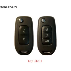 Folding Remote-Car Key Shell Für Renault Kadjar Captur Megane 3 Tasten Schlüssel Fall Fob Mit HU138TE HU56R VAC102 VA2