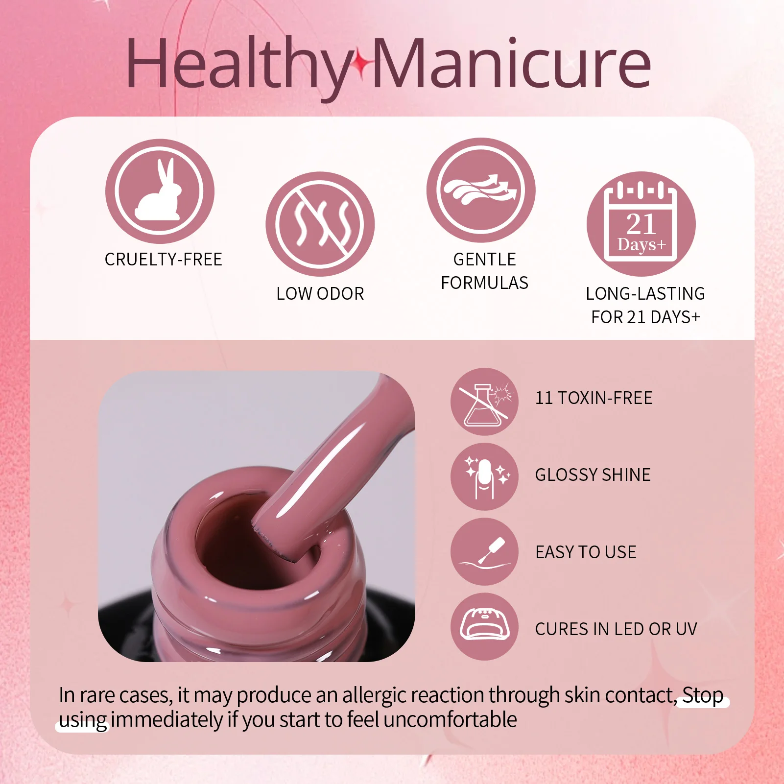 UR SUGAR 6 قطعة عارية الوردي هلام مسمار مجموعة طلاء الأظافر بريق ملون شبه دائم UV جل أطقم لتقوم بها بنفسك مسمار الفن اللوحة ورنيش مانيكير