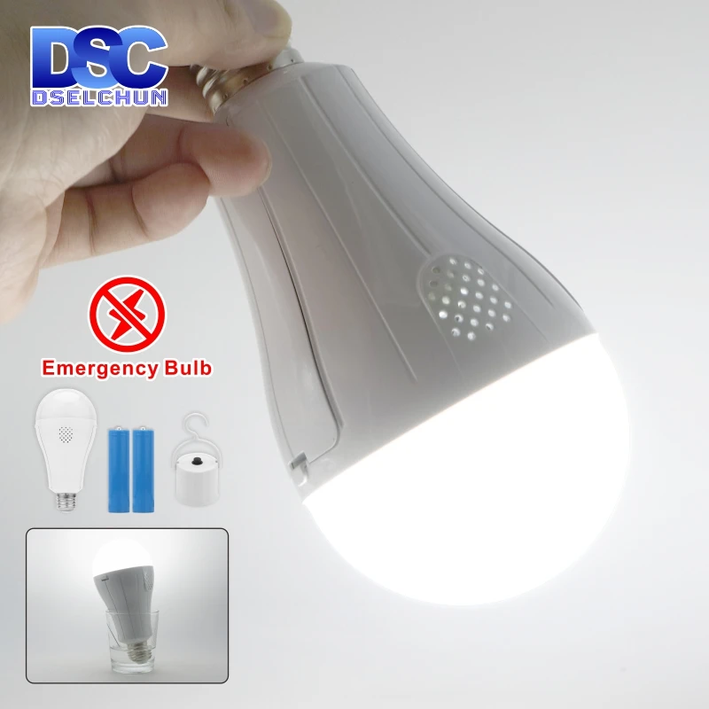 LED ضوء الطوارئ لمبة E27 15 واط 1600 مللي أمبير 85-265 فولت لمبة قابلة للشحن للمنزل انقطاع التيار الكهربائي التخييم خيمة الشرفة مصباح الحديقة