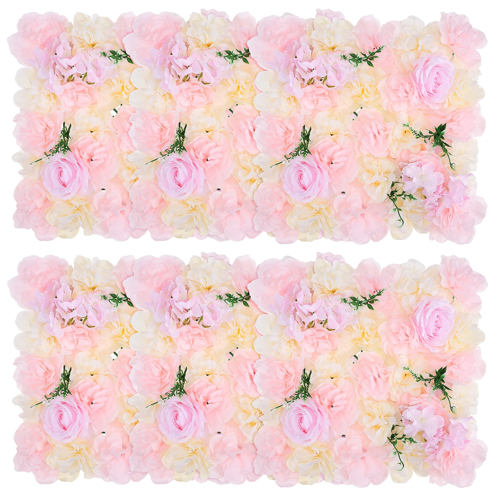 

6 Pcs Hydrangea Flower Wall Decoration Miss Wedding Backdrop Silk Cloth Artificial Flowers for