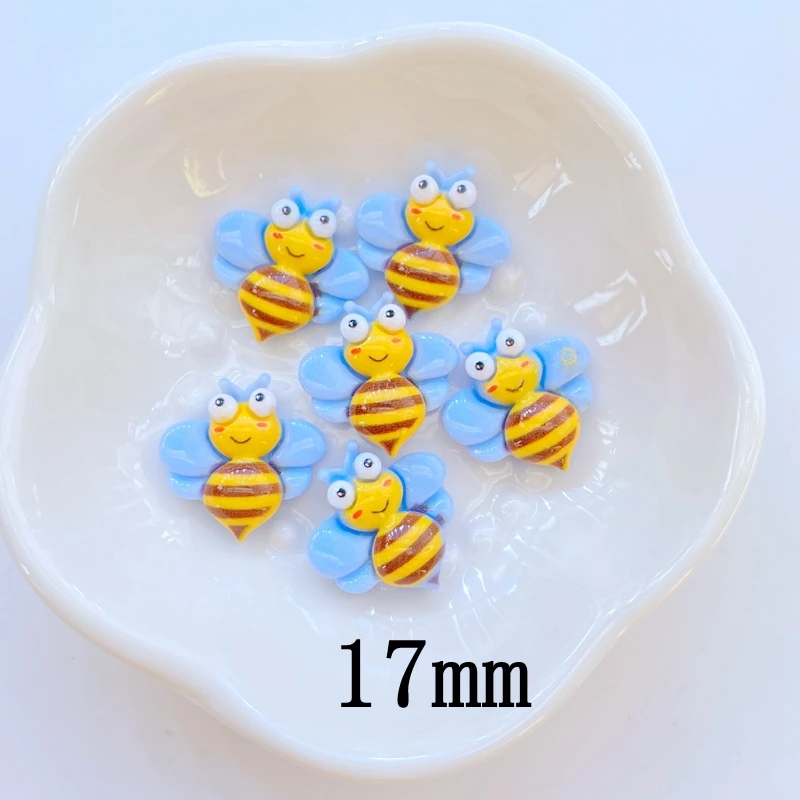 20Pcs New Resin Lovely Mixed Bee, Butterfly, Bird, Dragonfly Flat Back Cabochon Scrapbook DIY Embellishments Accessories