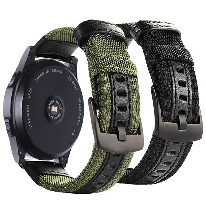 Para Zeblaze Vibe 7 Pro/Btalk correa de reloj pulsera para Zeblaze Beyond 2 Stratos2 22mm correa de nailon reloj de repuesto