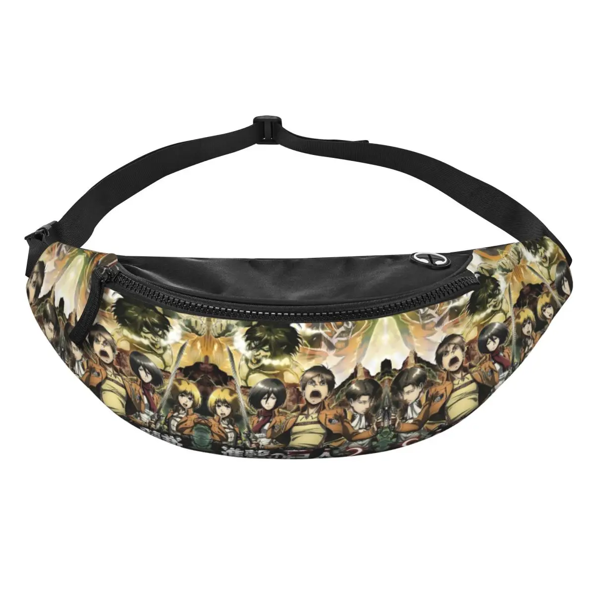 

Custom T-Titanes Movie Comic Fanny Pack for Women Men Cool Classic Crossbody Waist Bag Travel Hiking Phone Money Pouch