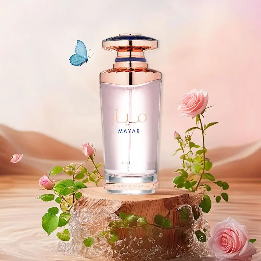 Lattafa Mayar Natural Intense Perfume — аромат сладкого шафрана и жасмина, стойкий аромат унисекс, роскошные арабские духи для женщин