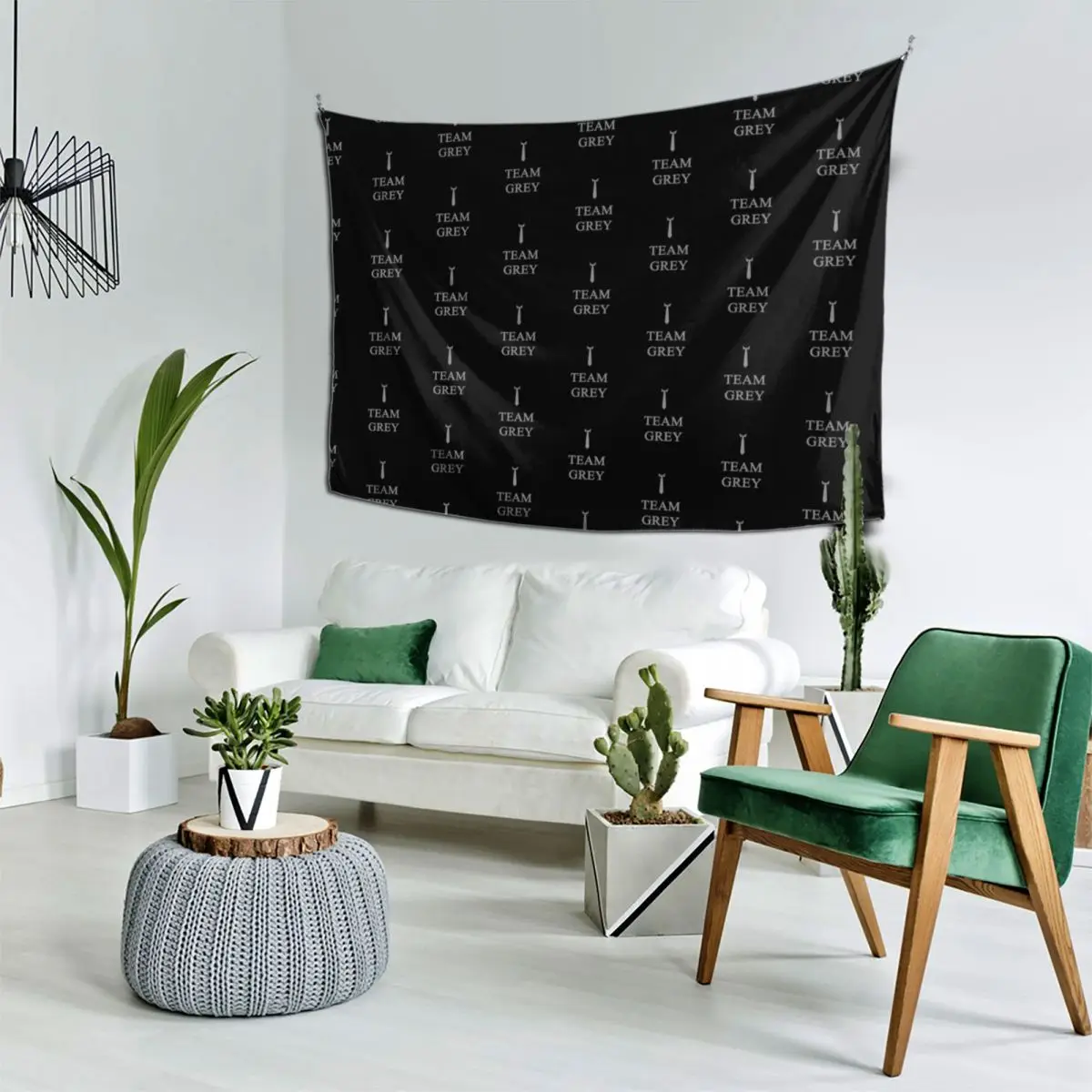 

Team Grey Grey Tapestry Room Ornaments Japanese Room Decor Korean Room Decor Tapestry