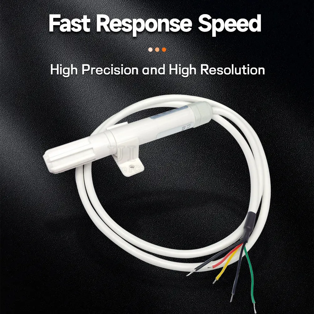 BME280 Temperature Humidity Sensor Probe Cable Digital Sensor 1M 2M 3M 5M  I2C RS485 Output Modbus Waterproof High Precision