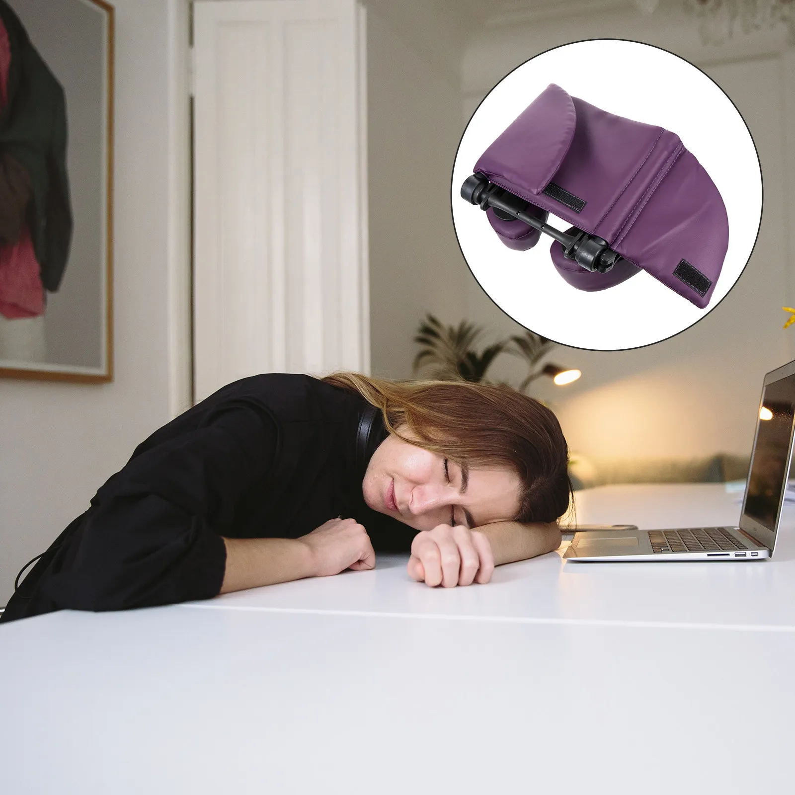 

1Pcs Facial Pillow for Office Napping Desk Massage Bed Adjustable Angle Ergonomic Cushion Pillow Smooth Elastic Fabric Reliable