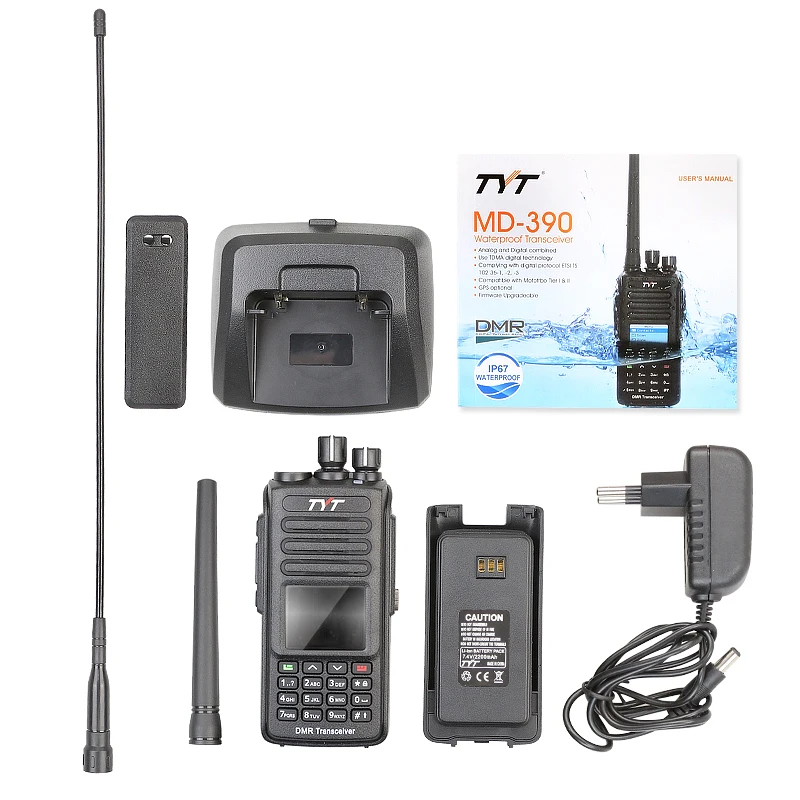 Long Range Radio Transmitter TYT MD-390 DMR Two-way Radio