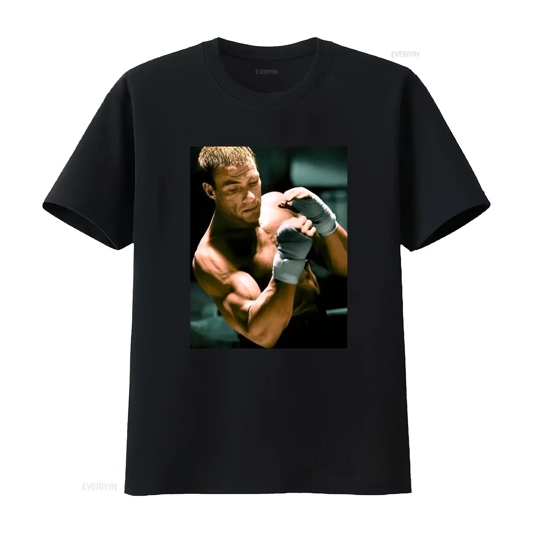 Classic Jean Claude Van Damme Boxing Warm Up Softstyle T Shirt High Quality Print Comfortable Fit for All vintage Washed Unisex