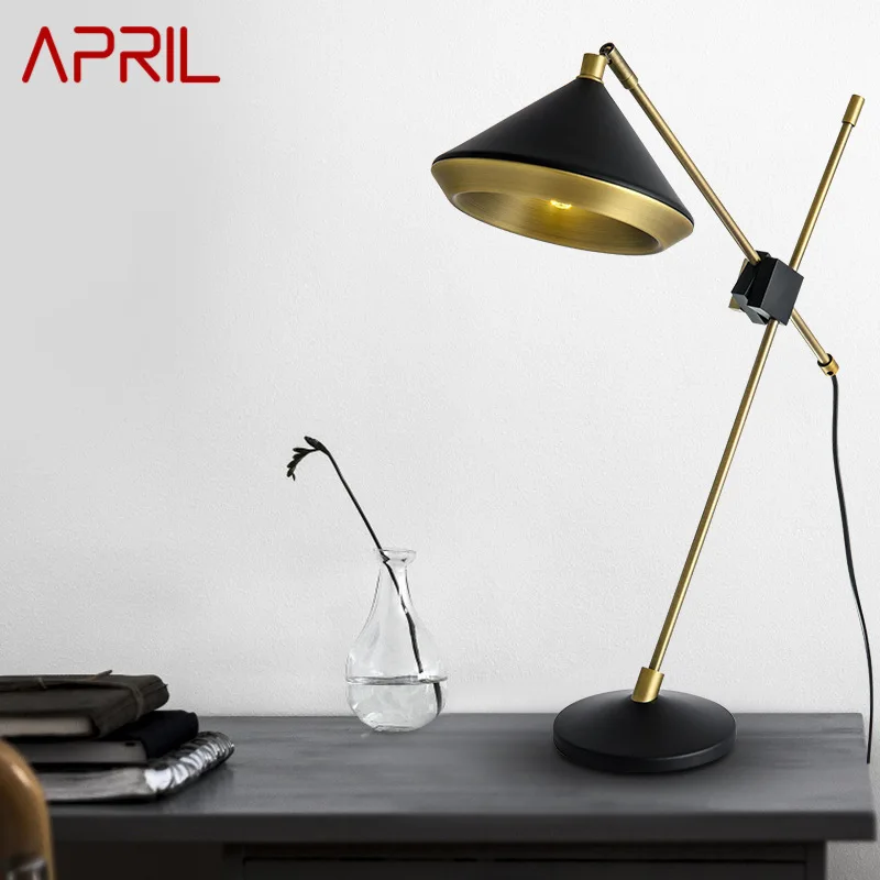 APRIL Contemporary Table Lamps LED Creative Simplicity Fashion Bedside Desk Light for Home Living Room Bedroom Study