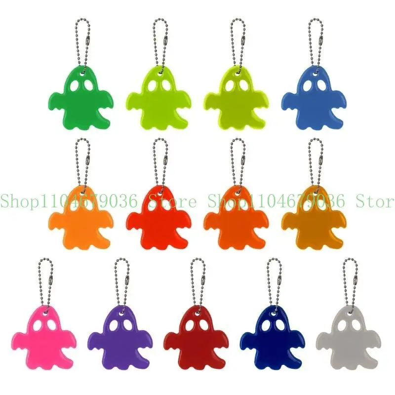 652F Safe Reflector Gear Safety Reflectors Keychain for Strollers Wheelchairs Reflective Pendant for Kids Adults