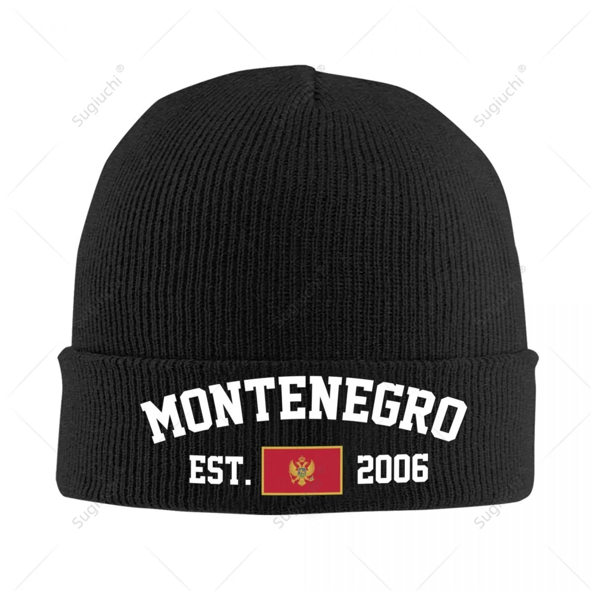 Unisex Montenegro EST.2006 Knitted Hat For Men Women Boys Winter Autumn Beanie Cap Warm Bonnet