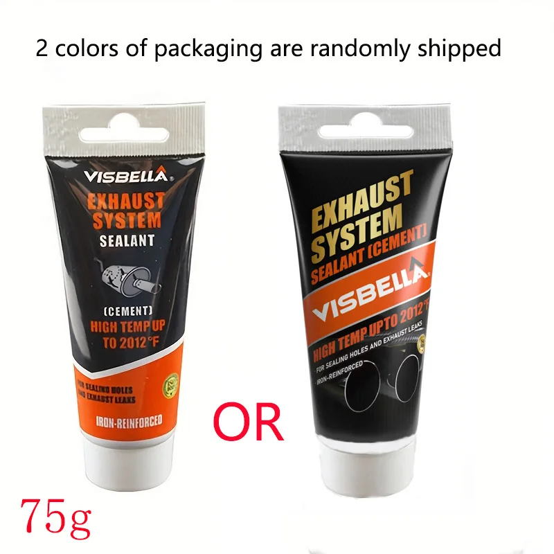 1PC High Temperature Sealant Car Exhaust Pipe Tailpipe Muffler Motorcycle Repair Auto Repair Tool Paste Glue Automotive Metal image 6