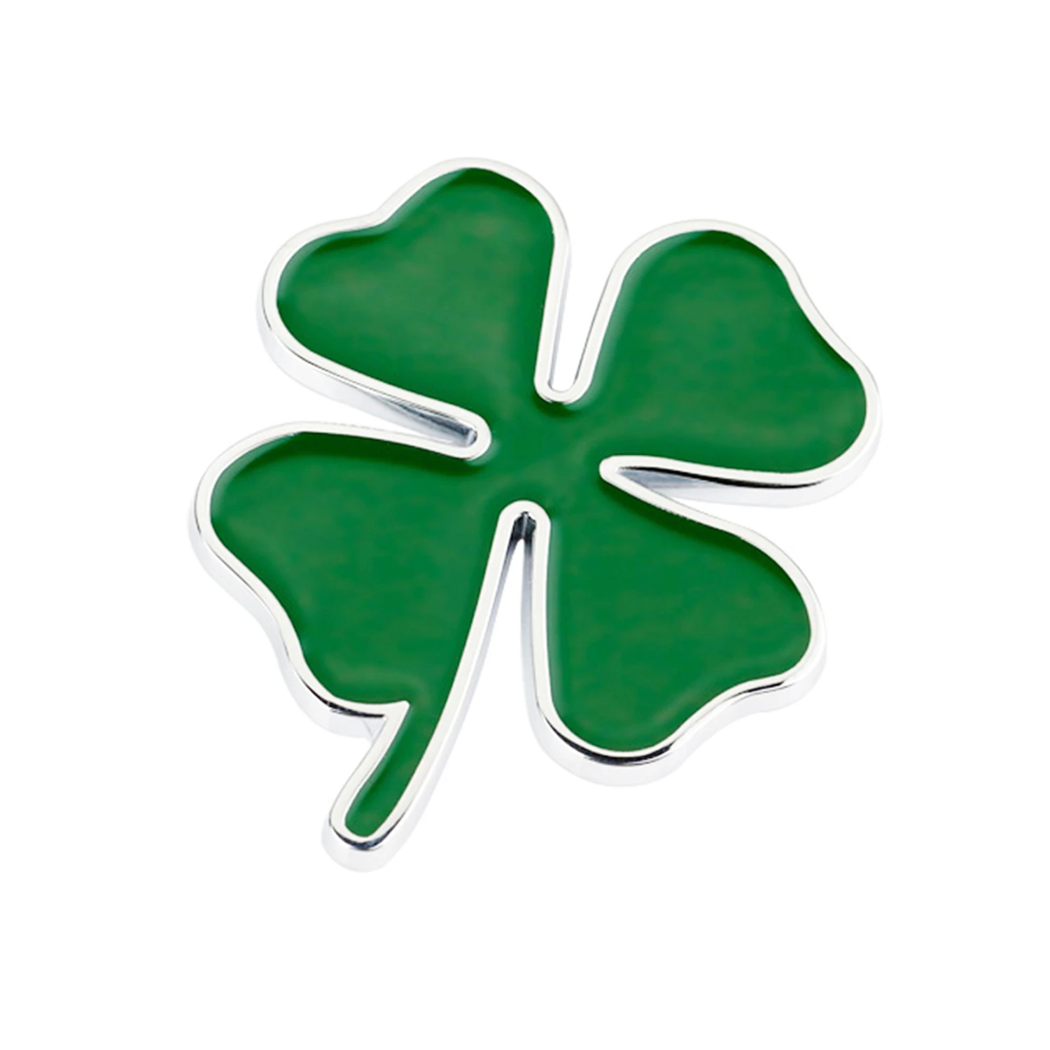 Door Four Leaf Clover Decal Fender Stickers Tailgate Decoration Trim Universal for Alfa Romeo Car Accessory Styling Metal Green