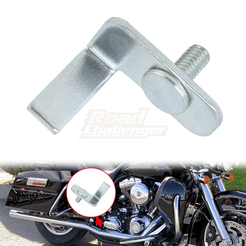 

Motorcycle Accessories Rear Header Pipe Exhaust Bracket Tab For Harley Touring Road King Electra Glide Street Glide1998-2008