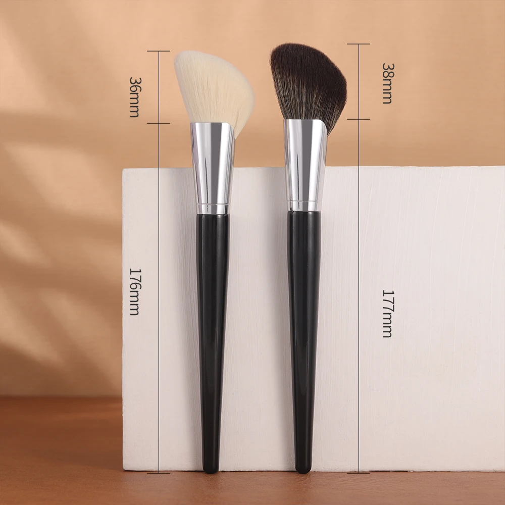 OVW 1PCS Angled Contour Brush Face Cheek Overall Setting Brush Makeup Contour Brush of Powder Brush Cosmetic Beauty Make Up Tool