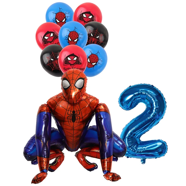 12 szt. Balonów z motywem superbohatera spidermana 32 Cal cyfrowe balony materiały do dekoracji przyjęcia urodzinowego dla dzieci