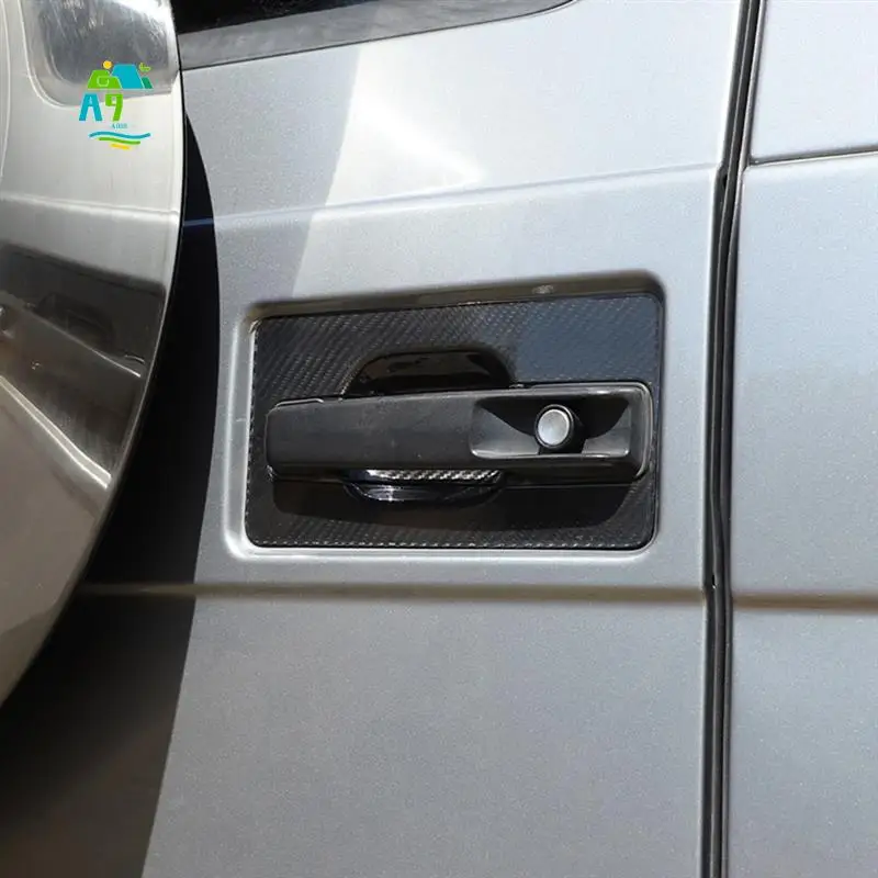 

A09E-для Mercedes Benz G-Class G63 G350 G500 2019-2022 сухое углеродное волокно, задняя дверь автомобиля, ручка задней двери, замена накладки