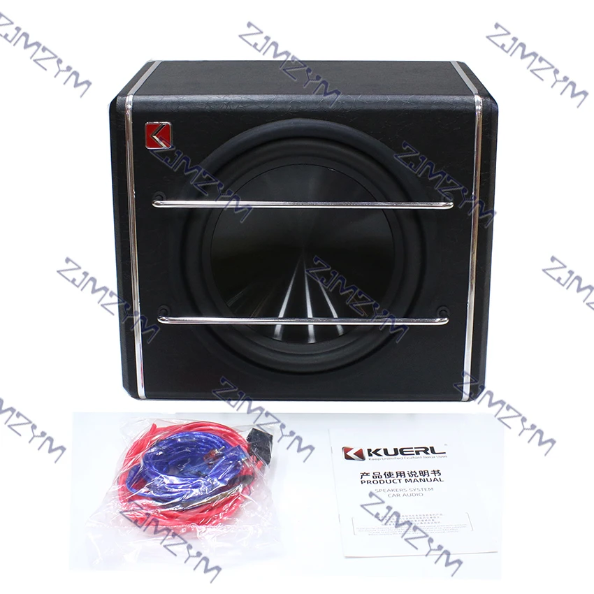 Subwoofer Para Coche 12 Inch Car Audio Modified Bass Box 12v Active High-Power 1200W Car Subwoofer Amplificado