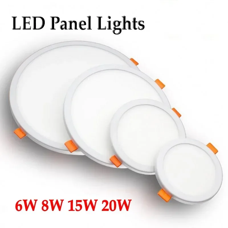 

Panel Lights Ultrathin Surface Downlight 6W 8W 15W 20W 220V Square Round White/Warm Indoor Bedroom LED