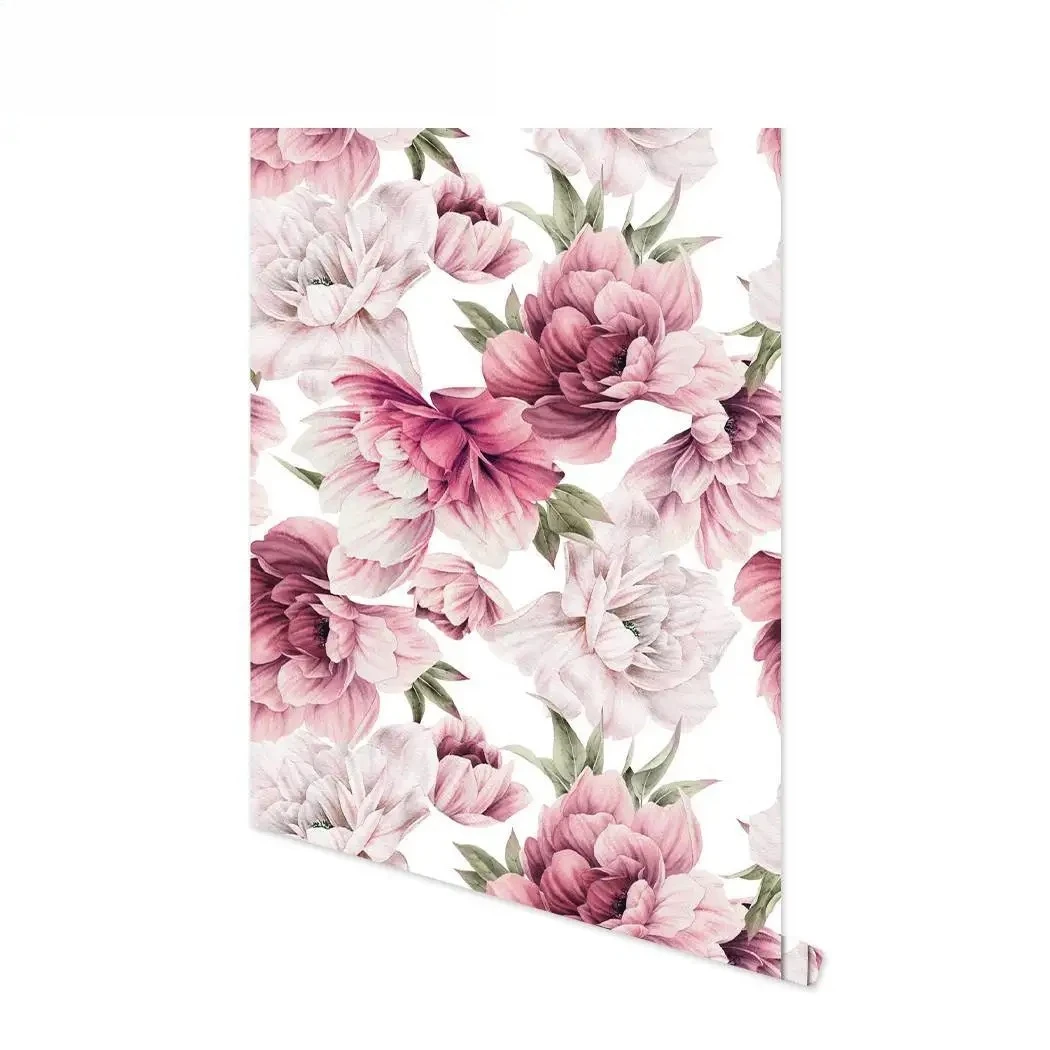 for-watercolor-flower-removable-peel-and-stick-wallpaper-floral-pink-white-green-self-adhesive-wallpaper-vinyl-film-for-wall-dec