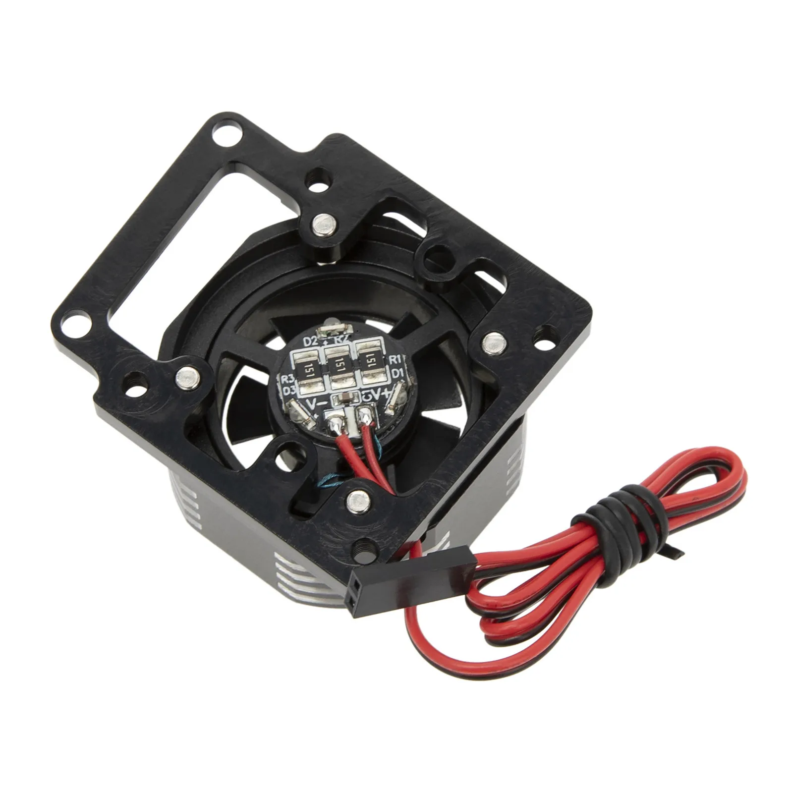 22000 Rpm Alloy Motor Cooling Fan for TRAXXAS 1/8 4WD SLEDGE MONSTER TRUCK-95076-4  Aluminum Alloy Color Optional Driven Fan
