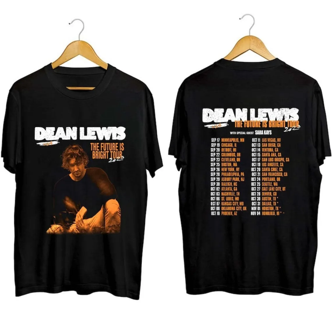 Dean Lewis The Future is Bright Tour 2023 Shirt Dean Lewis Fan Shirt The Future is Bright Concert Shirt Dean Lewis 2023 Tour Shi