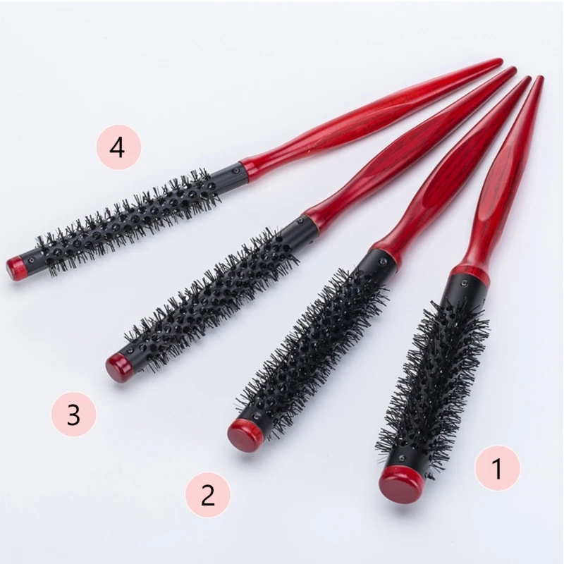 

Small Round Brush for Short Hair,Mini Quiff Roller Rounded Combs for Styling,Lifting,Volumes,Curling Thin Drop Shipping