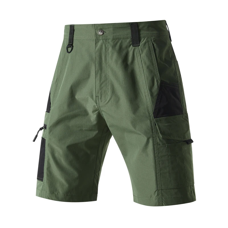 Men's Summer Retro Multi Pocket Casual Pants Trendy Versatile Loose Fashionable Rascal Handsome Work Shorts