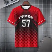 

57 jersey polyester fiber 3D T-shirt for men