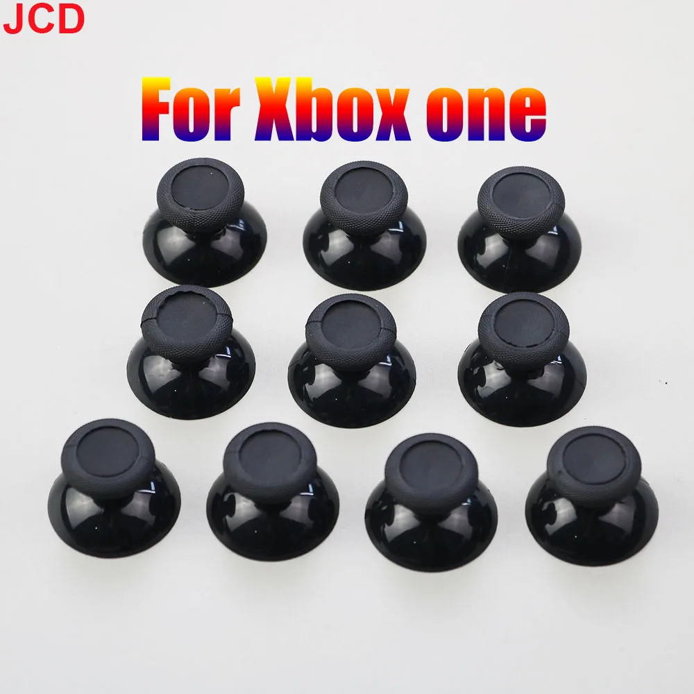 

JCD 10pc Replacement Analog Thumbstick Thumb Stick for Xbox one Controller Black Silicone Thumbstick Grips Caps Set