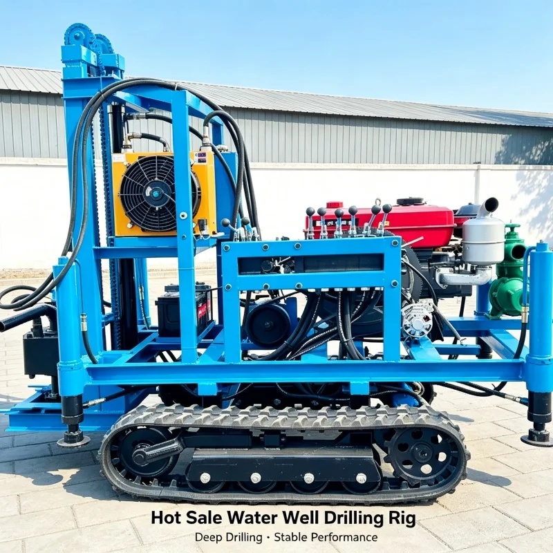 Customized Water Well Drilling Rig, Diesel-powered Well Drilling Equipment for Farmland Orchard & Domestic Water Intake