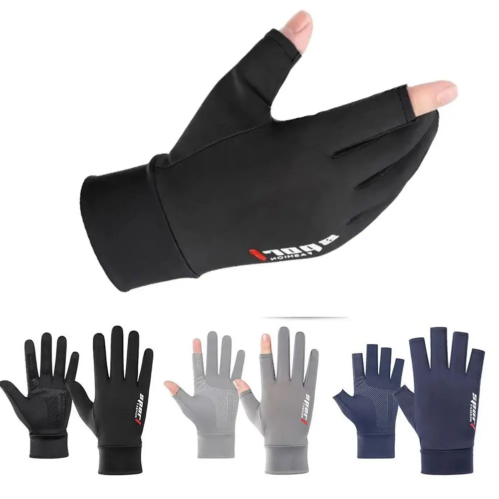 1Pair Summer Cooling Arm Sleeves Cover Women Men Sports Running UV Sun Protection Gloves Outdoor Fishing Cycling Driving Sleeves