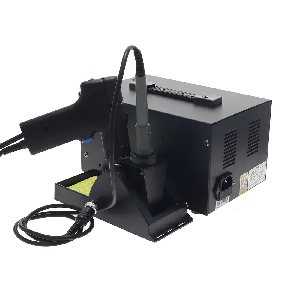 

948 Digital Display Soldering Station Suction 60W Temperature Adjustable Soldering Iron Tin Gun Desoldering Station