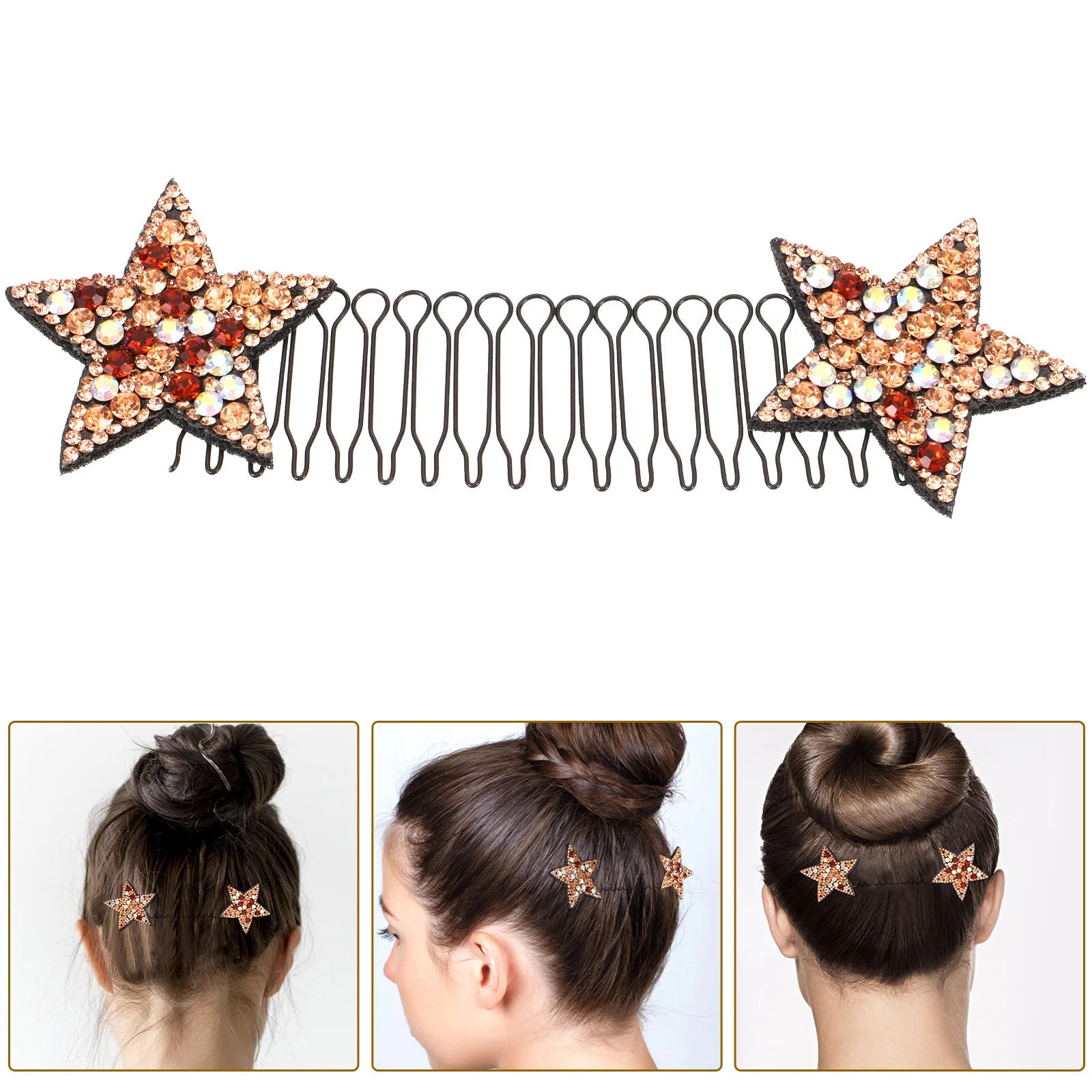 

Invisible Clip Star Hair Accessories For Women Fine Thick Curly Hair Holders Styling Tool Barrettes Pin Comb